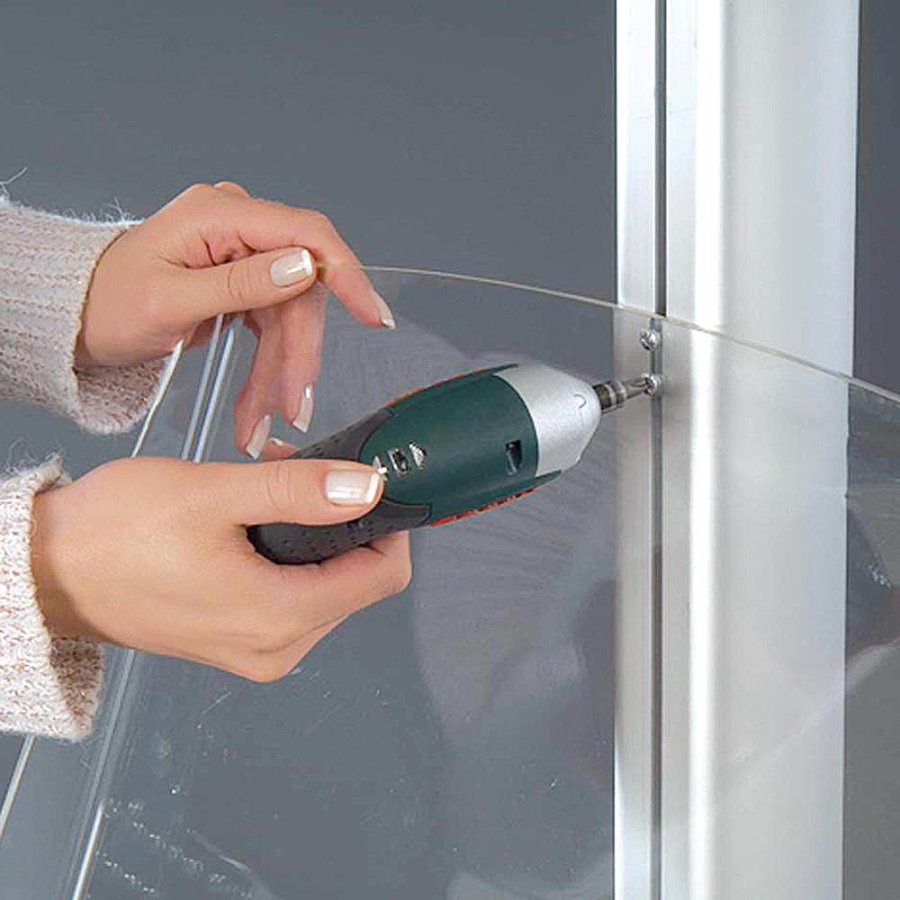 MULTISTAND 7 Singlesided 4 x acryl shelve Alu