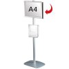 Free Standing Sign Holder, MultiStand, Double-Sided, 2 x A4 brochure holders, 2 x Snap Frames, A4 - 21 x 29,7 cm #2