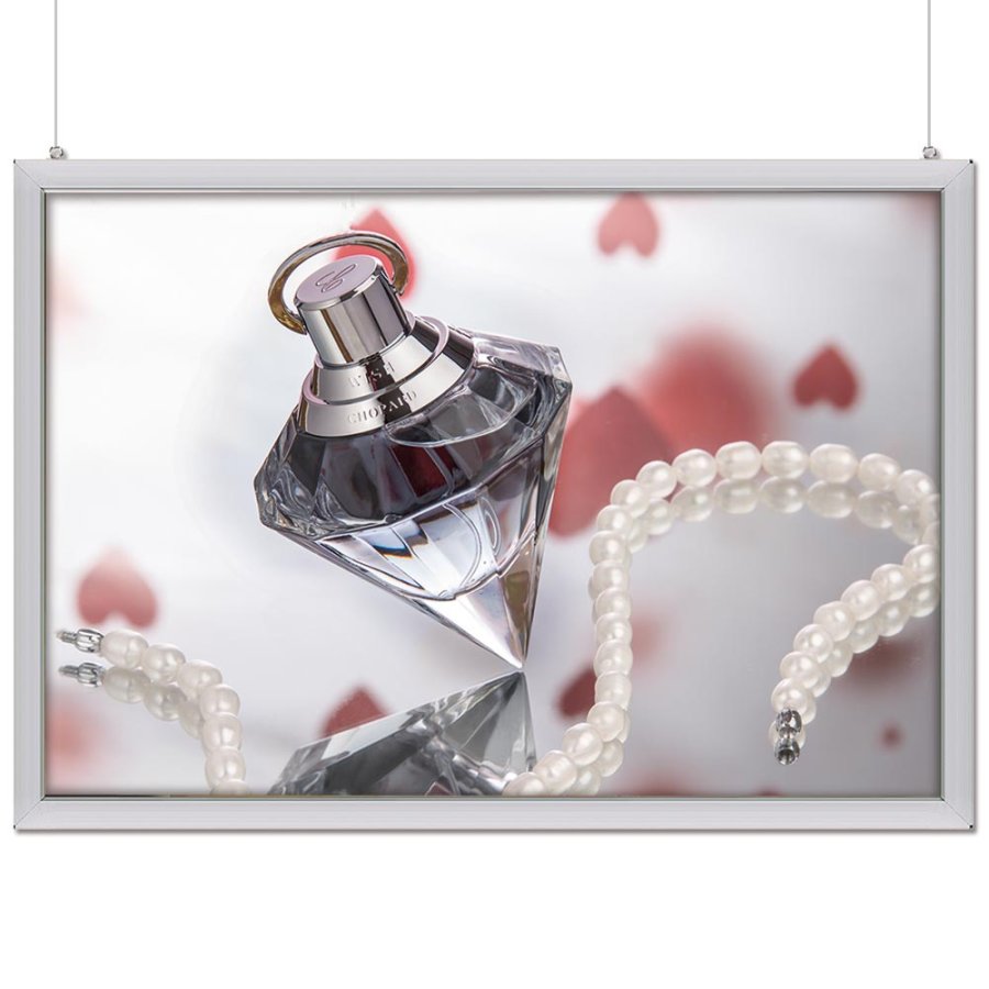 LED Slim Light LUX 70x100cm Double sided - Horizontal -