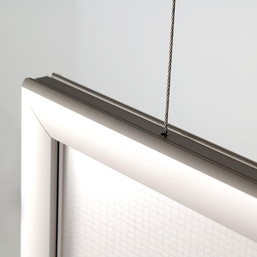 LED frame, Double-Sided, vertical, A3 - 29,7 x 42 cm