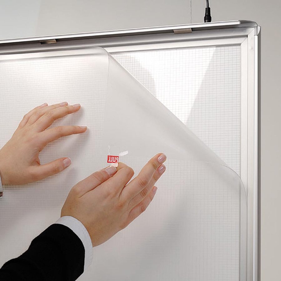 LED frame, Double-Sided, vertical, A2 - 42 x 59,4 cm