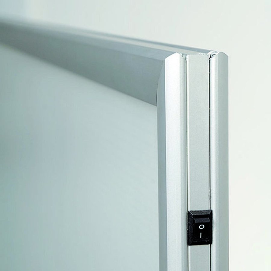 LED frame, Double-Sided, vertical, B1 - 70 x 100 cm