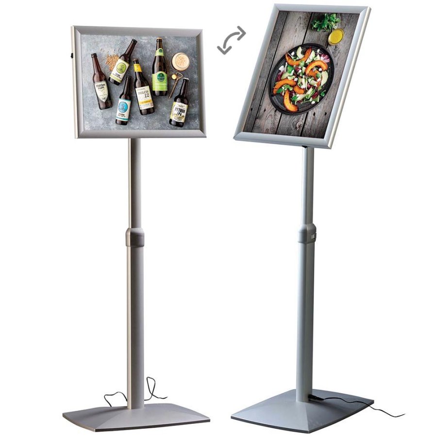 LED Adjustable Menuboard, A3 mitred