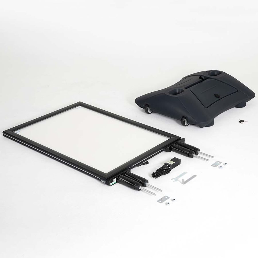 Wind-LED Pro Waterbase, black, A1, incl. battery