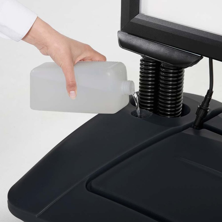 Wind-LED Pro Waterbase, black, A1, incl. battery