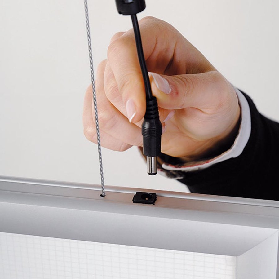 LED frame, Double-Sided, horizontal, A2 - 42 x 59,4 cm