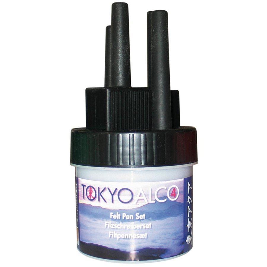 TOKYO ALCO 4 feltpens black