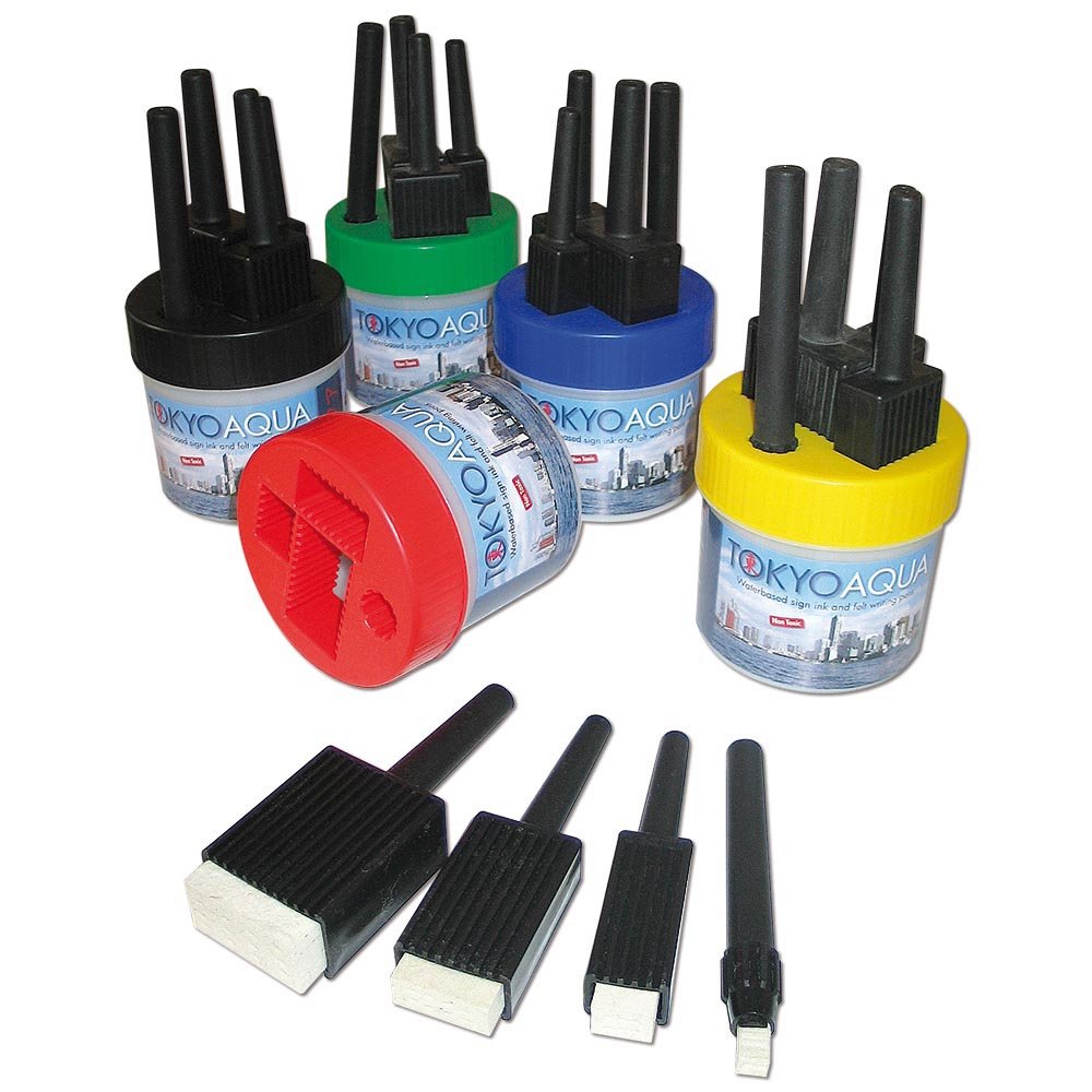Signage Ink, Tokyo Aqua, 1L, Red | Danish Sign Export