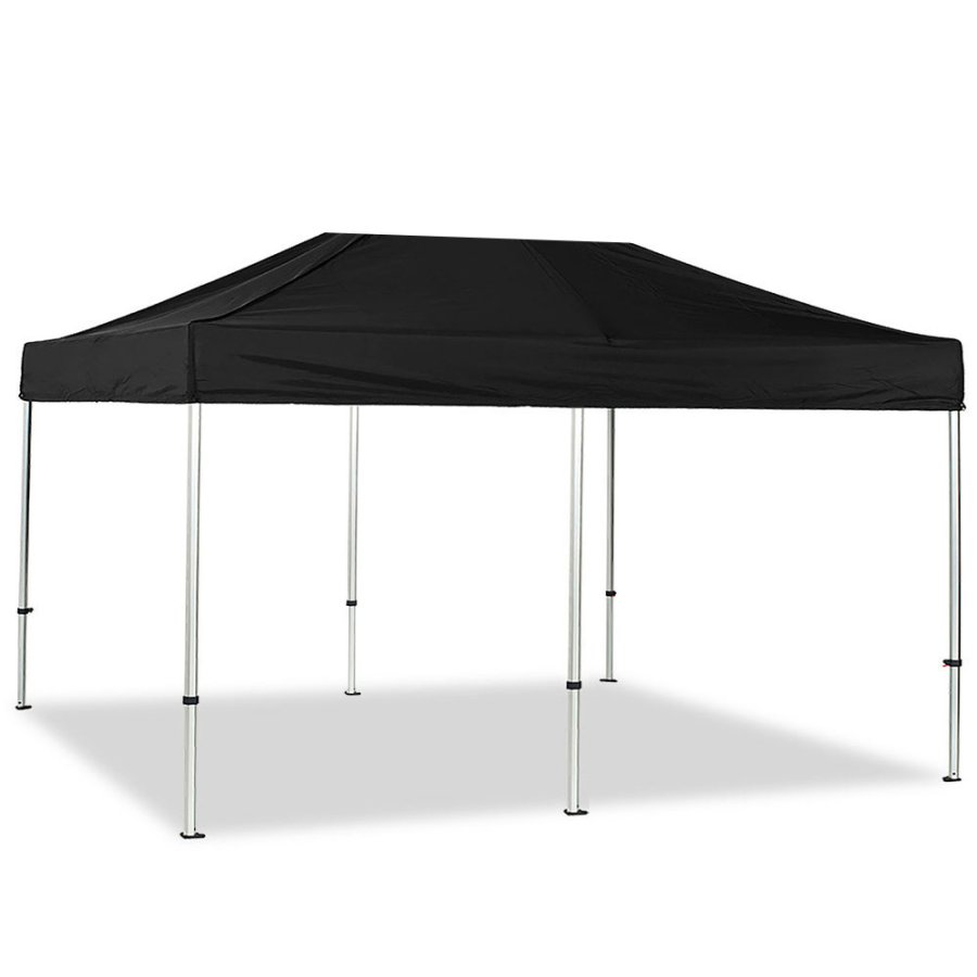 Event Tent Lux, 3 x 6 m, alu/silver poles, black top