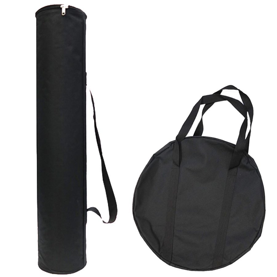 Panel Counter Circle, with black/white plates and 2 bags