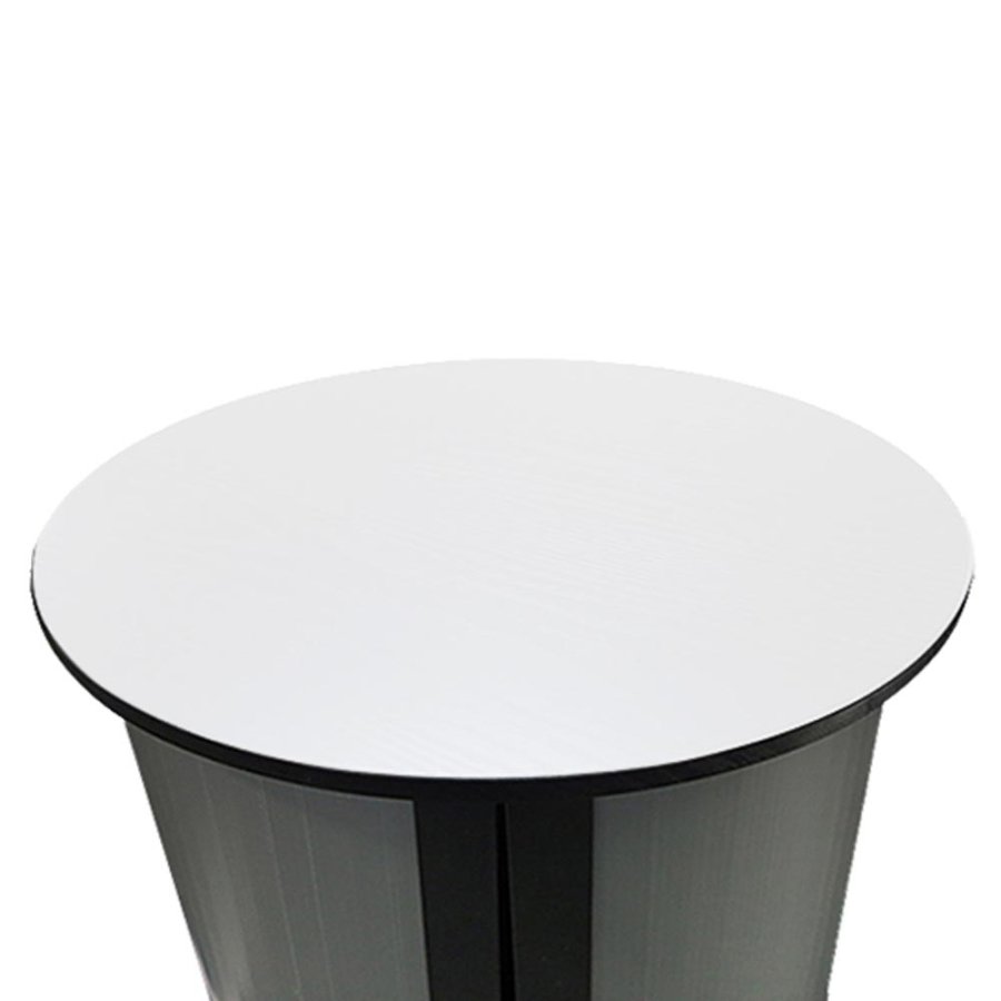 Panel Counter Circle, with black/white plates and 2 bags