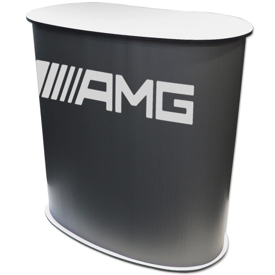 Panel Counter Curved, with black/white plates and 2 bags