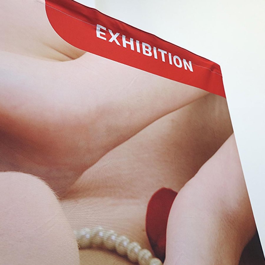 Exhibition Wall, Pop-up Wall Textile, 3x3, Only banner with print