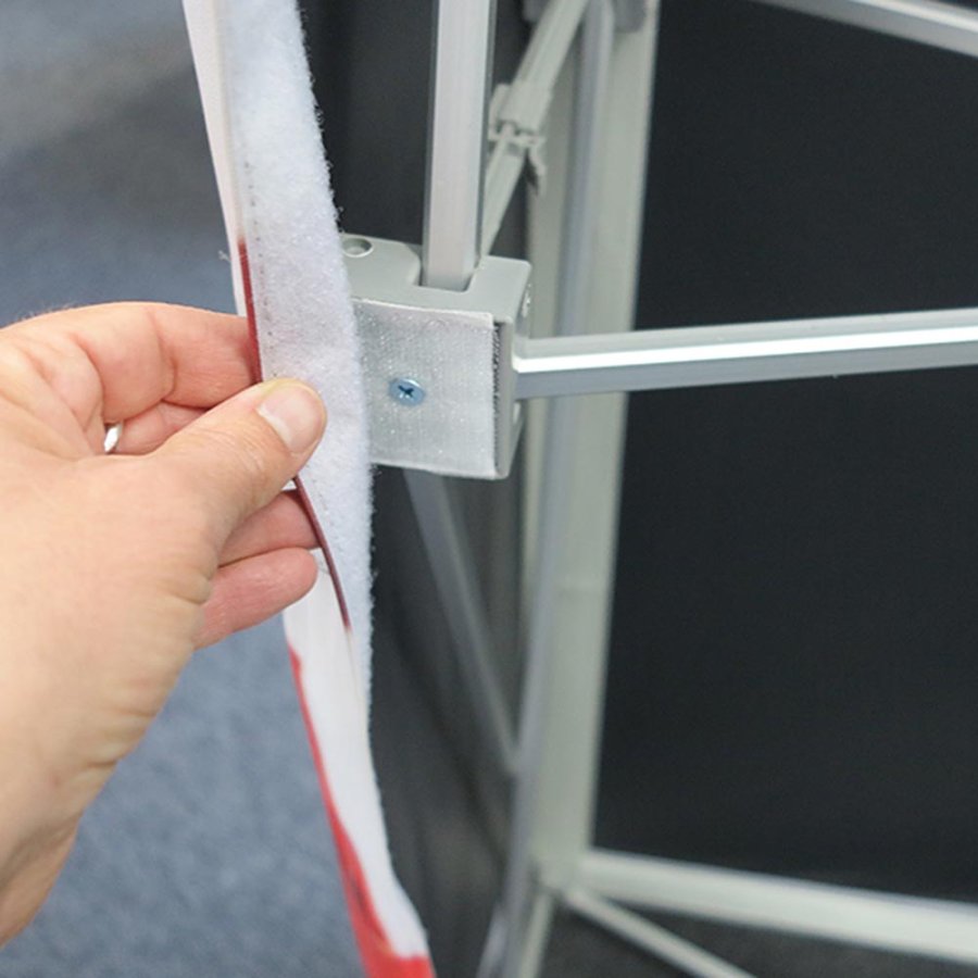 Exhibition Wall Pop-up Wall Textile, 5 Sections