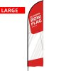 Outdoor Bow Flag, pole, large #1