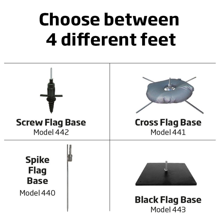 Outdoor Bow Flag, pole, large