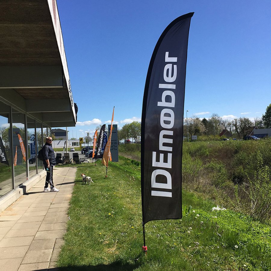 Outdoor Bow Flag, pole, large