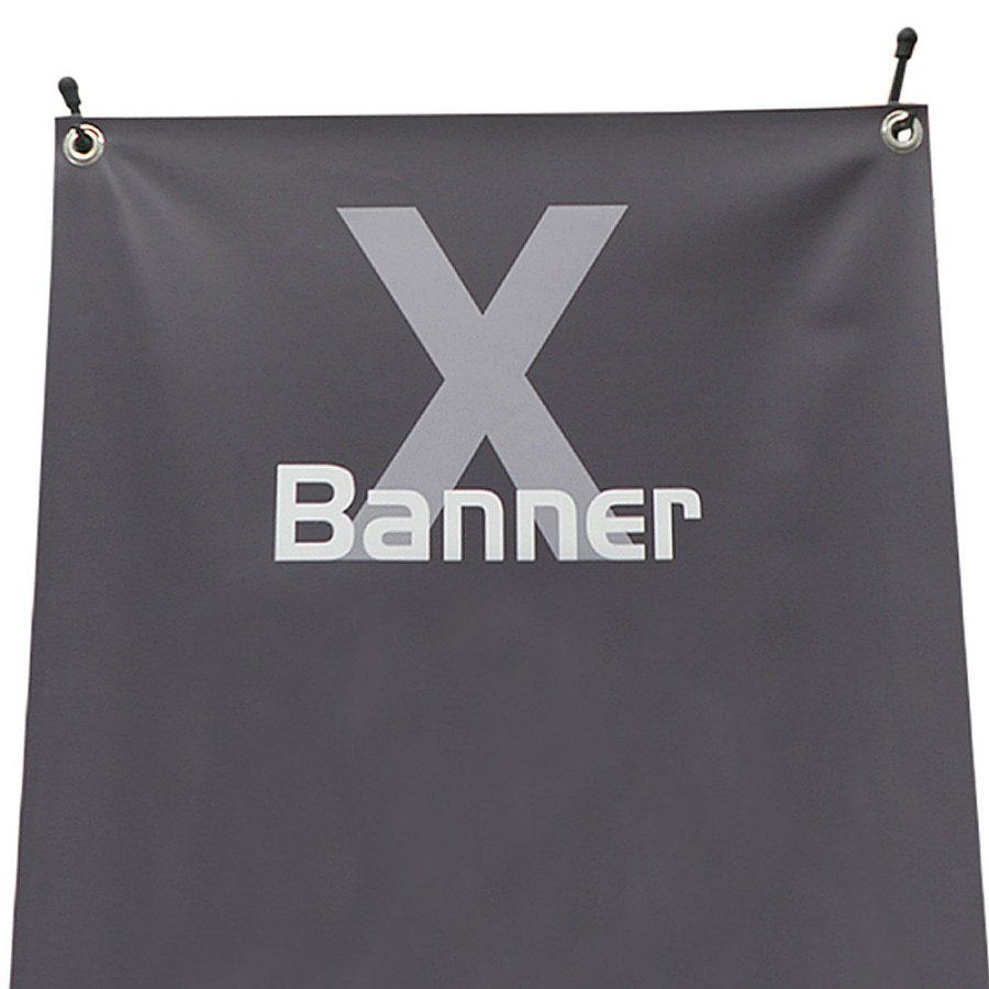 X-banner Stand, black, 55 x 150 cm