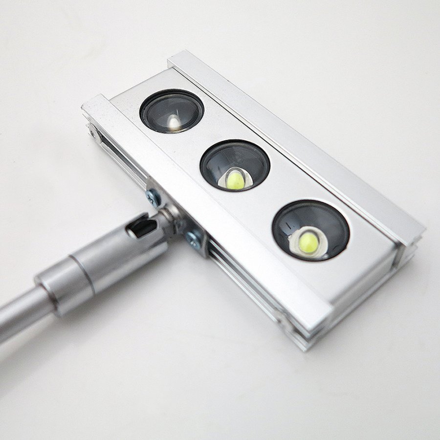 LED Spot for roll-up, silver, 9W