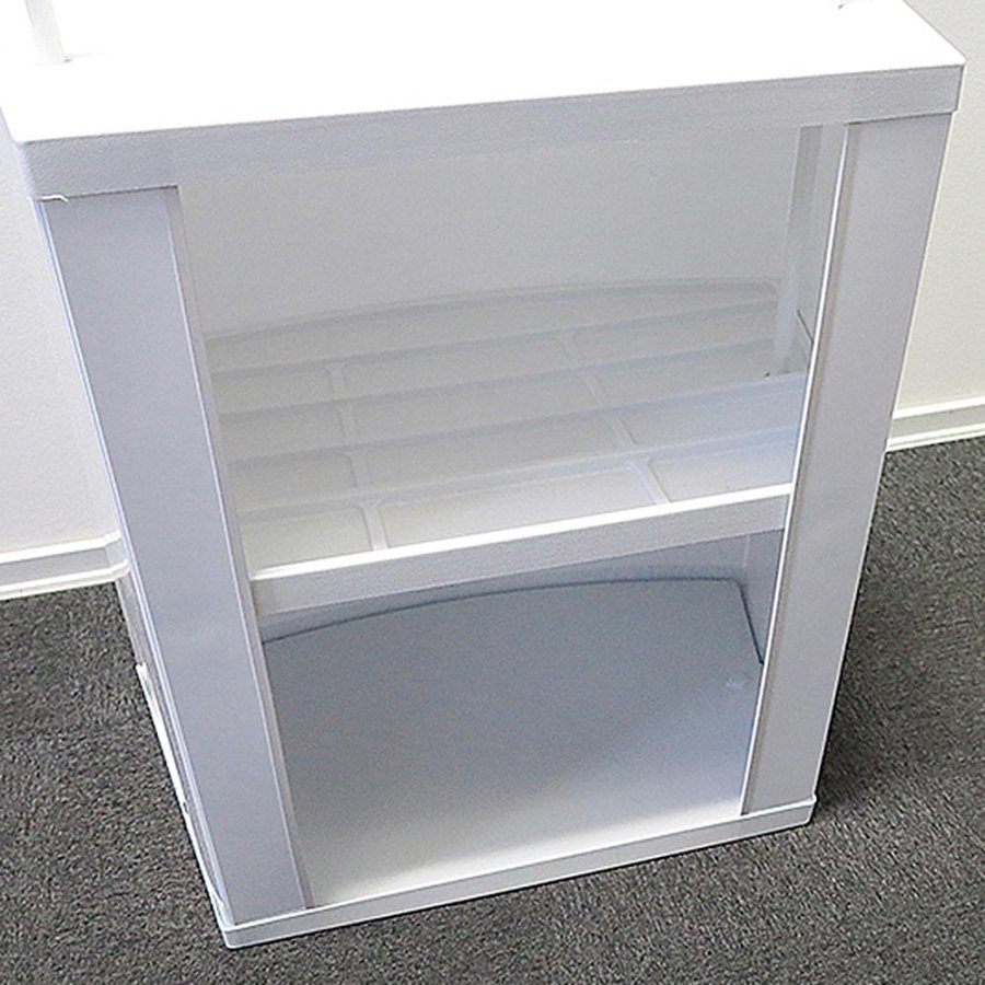 Demo Counter with Logotop, white