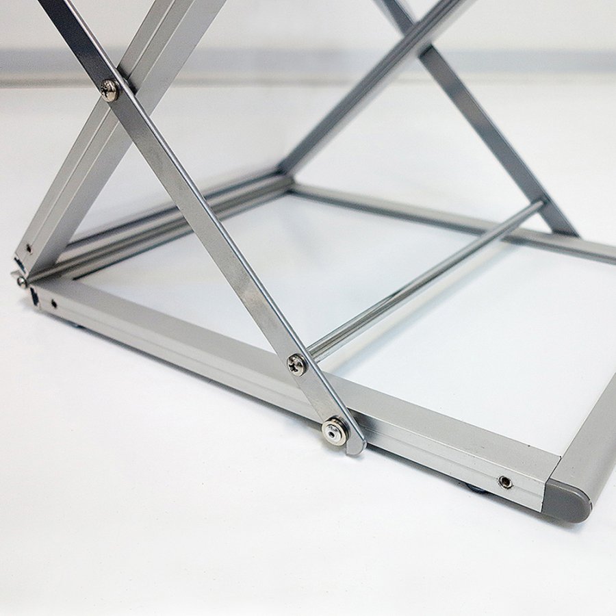 Flex Brochure Stand, 6 x A4, with suitcase