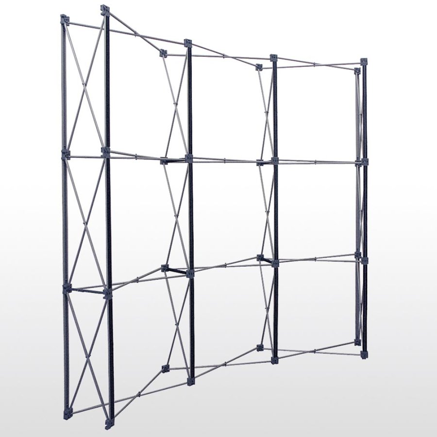 Pop-up Wall Curved, 3 sections