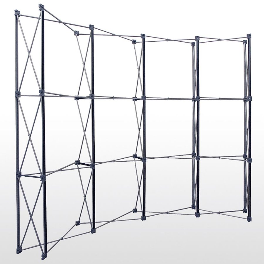 Pop-up Wall Curved, 4 sections