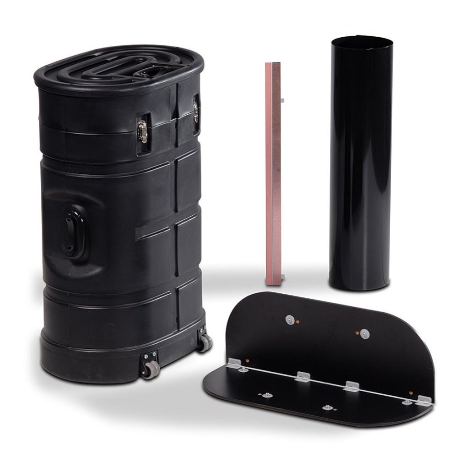 Black top plate, foldable, for Pop-up Wall suitcase / desk