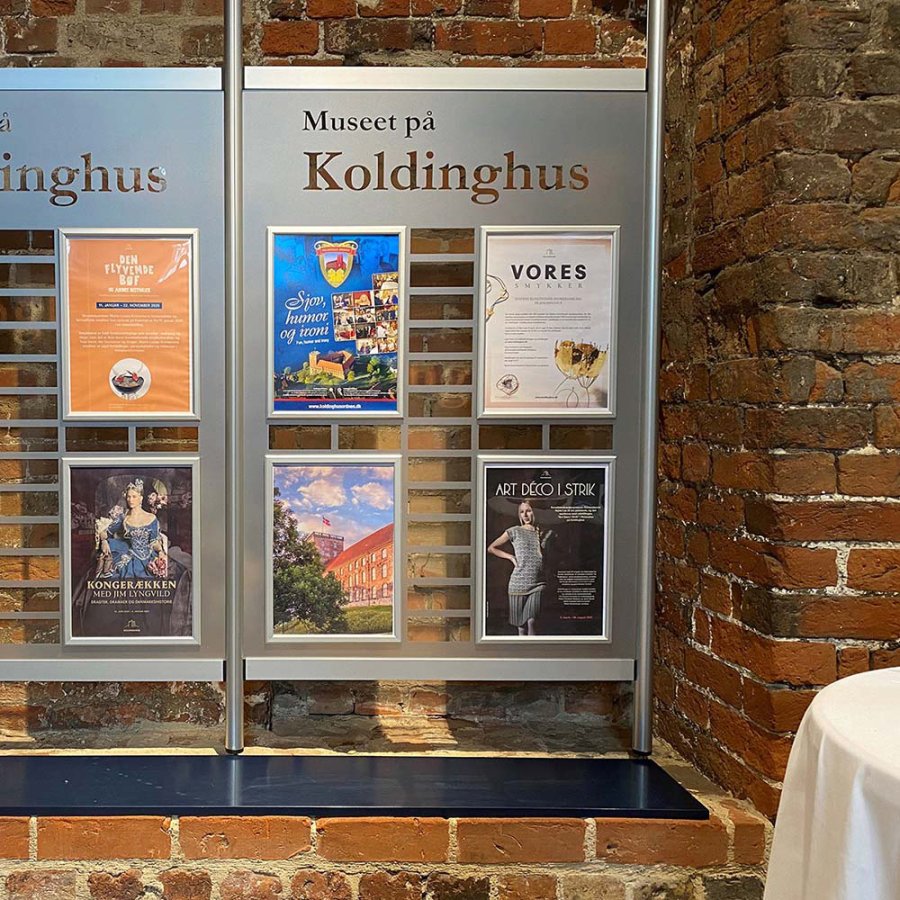 Alu snap frame 20 mm, 50 x 70, silver