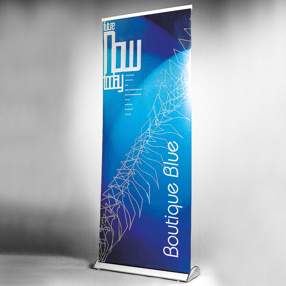 Expo Roller Banner, Aluminium Cassette Single-Sided Banner incl. Bag ...