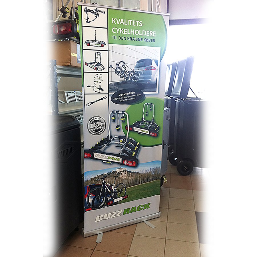 Basic Roll-up, single sided, 80 cm, alu