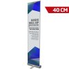 Basic Roll-up, single sided, 40 cm, alu #1