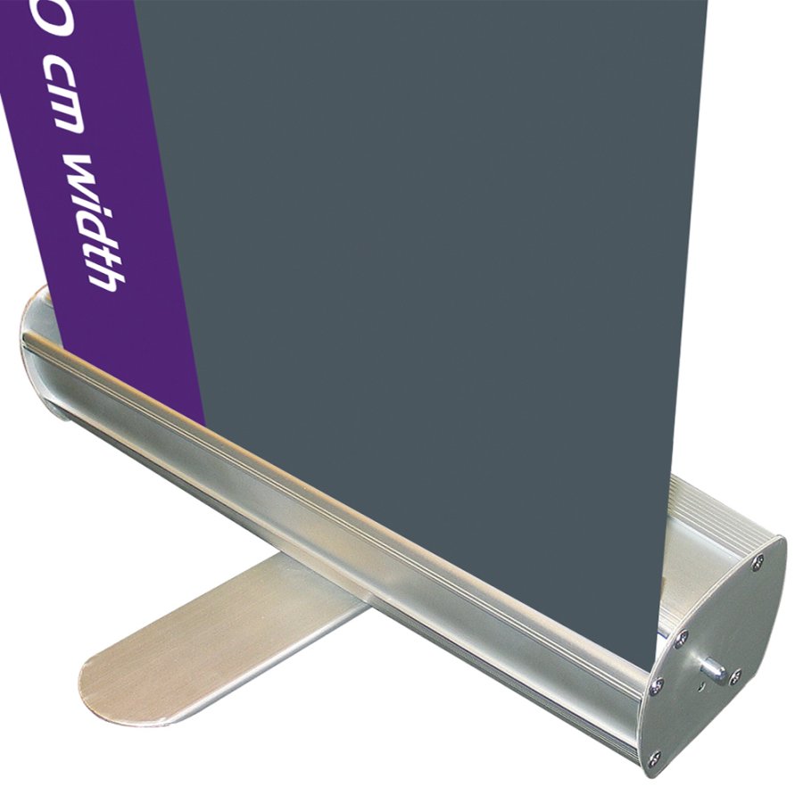 Roller Banner, Basic, Basic, one-sided, aluminum, Silver, 50 cm