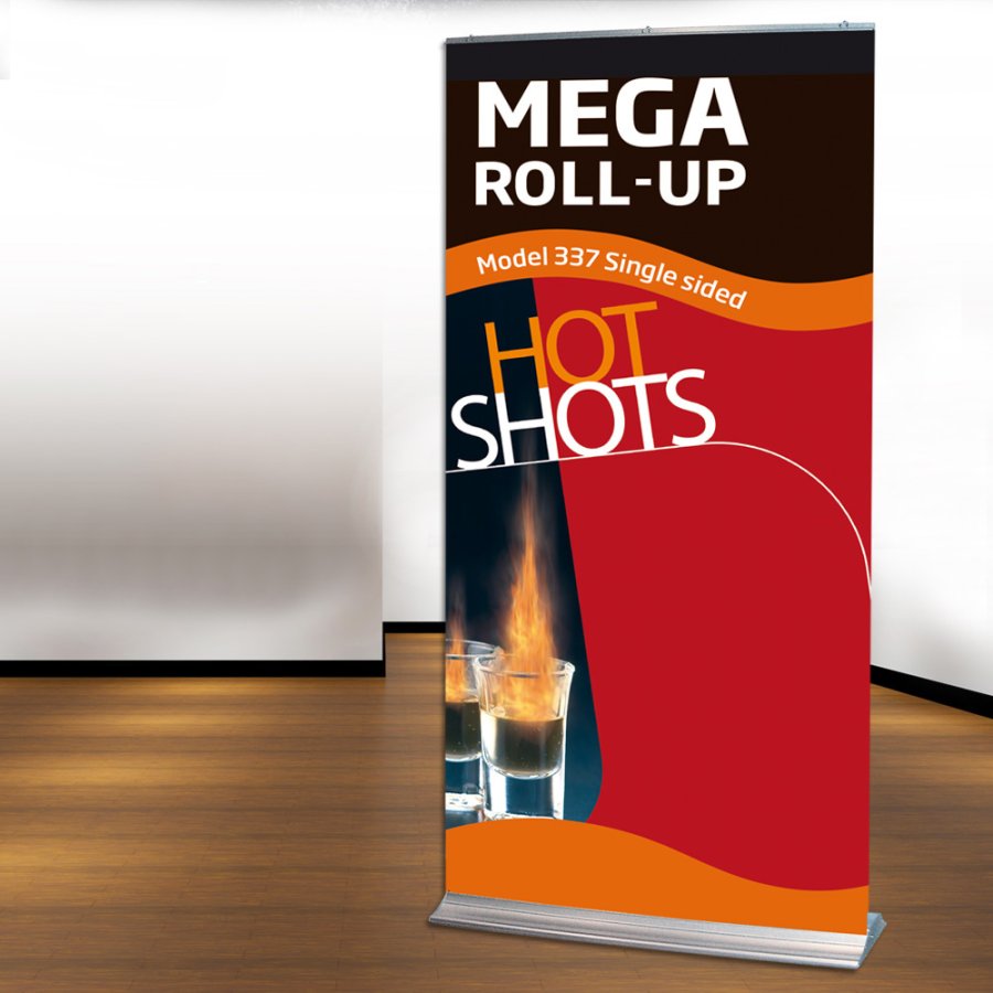 Mega Roll-up, single sided, 99,5 cm, alu