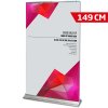 Mega Roll-up, single sided, 149 cm, alu #1
