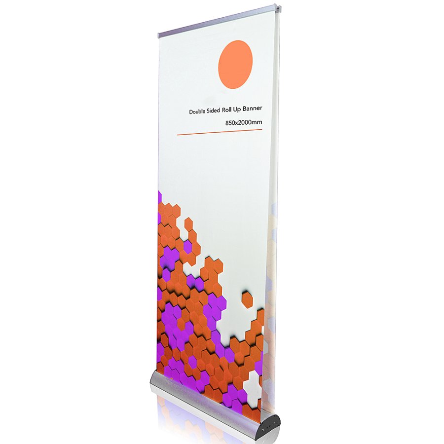 Stylish Roll-up, double sided, 85 cm, alu