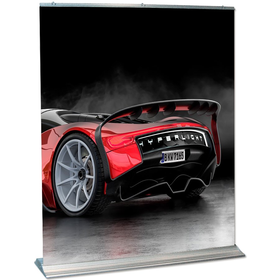 Mega Roll-up, single sided, 179 cm, alu