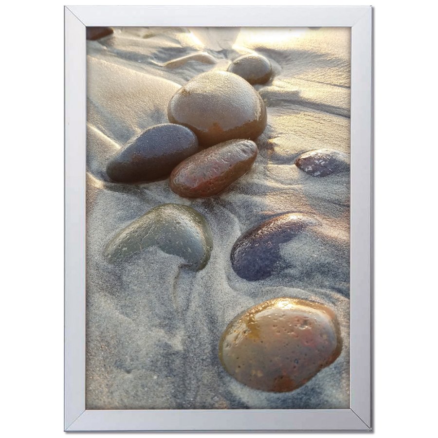 Window Frame, double sided, 32 mm, A2, alu/silver