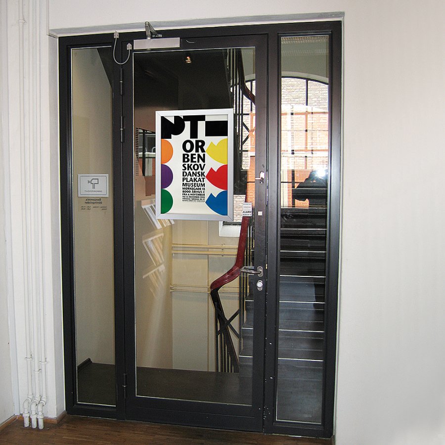 Window Frame, double sided, 32 mm, 70 x 100, alu/silver