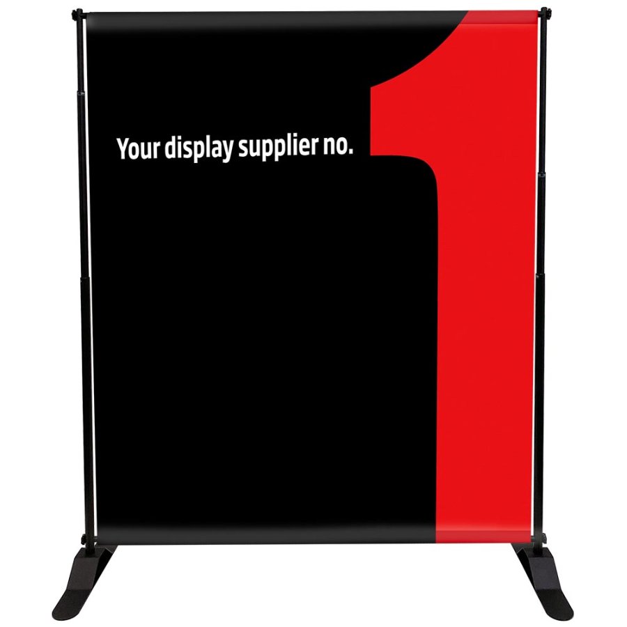 Banner Wall Teleskopic, black, with bag