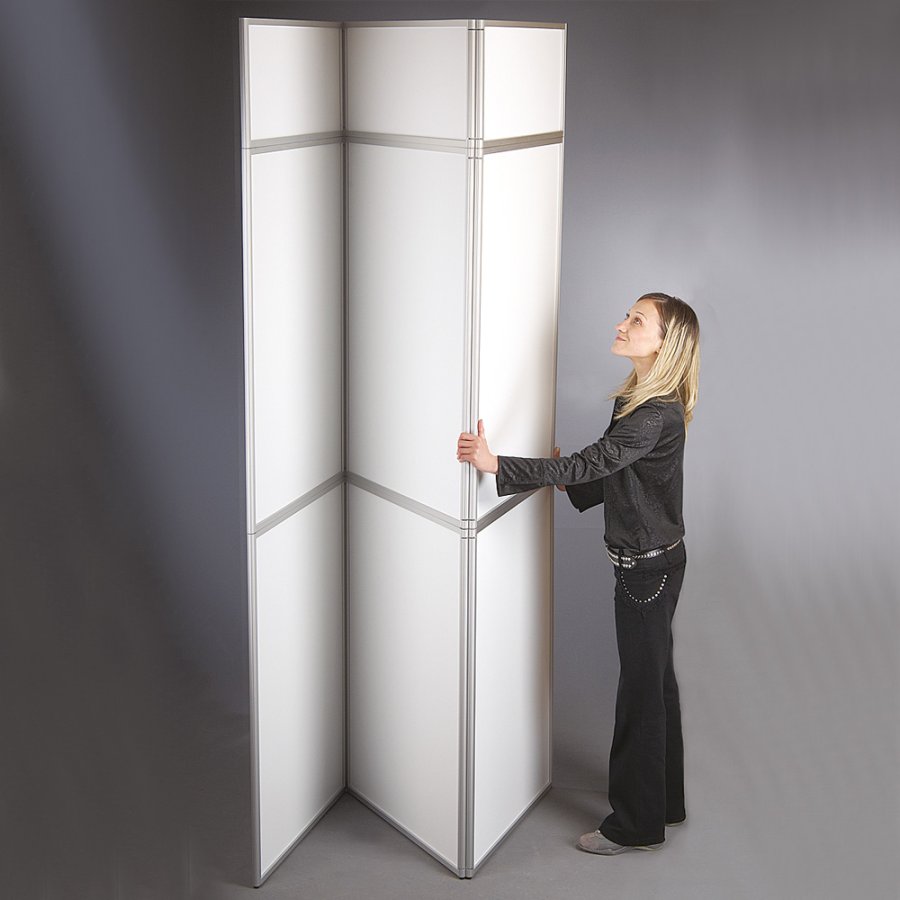 Expo Wall, 3 sections, 219 x 239 cm
