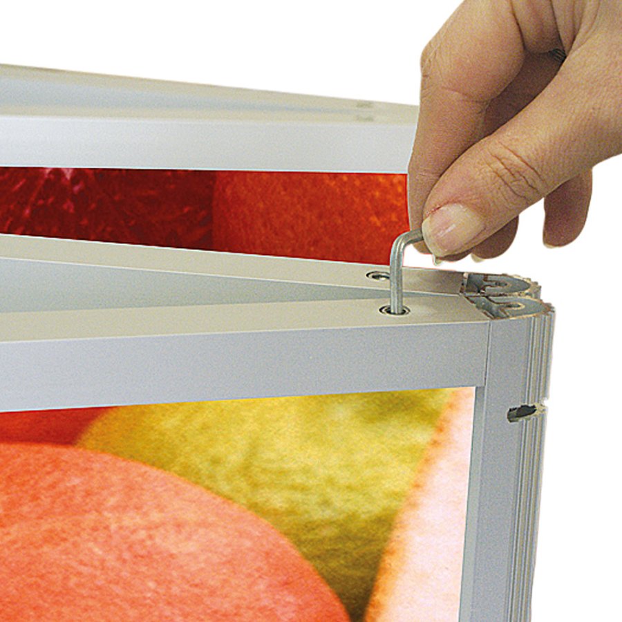 Expo Wall, 3 sections, 219 x 239 cm