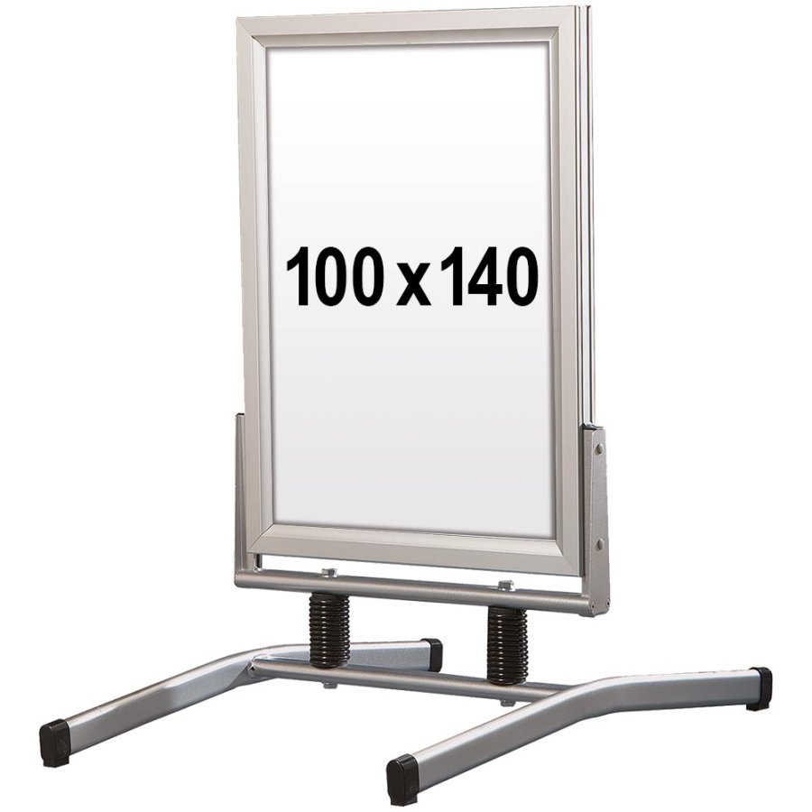 Wind-Line Lux Pavement Board, silver, 100 x 140 cm