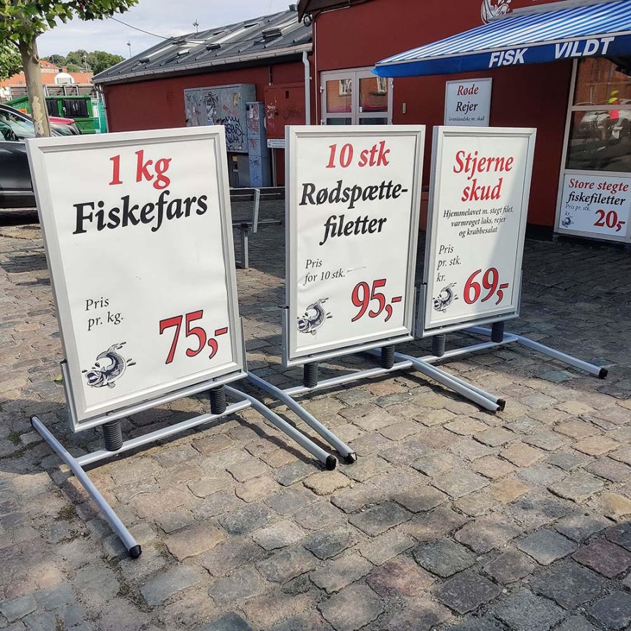 Wind-Line Lux Pavement Board, silver, 100 x 140 cm