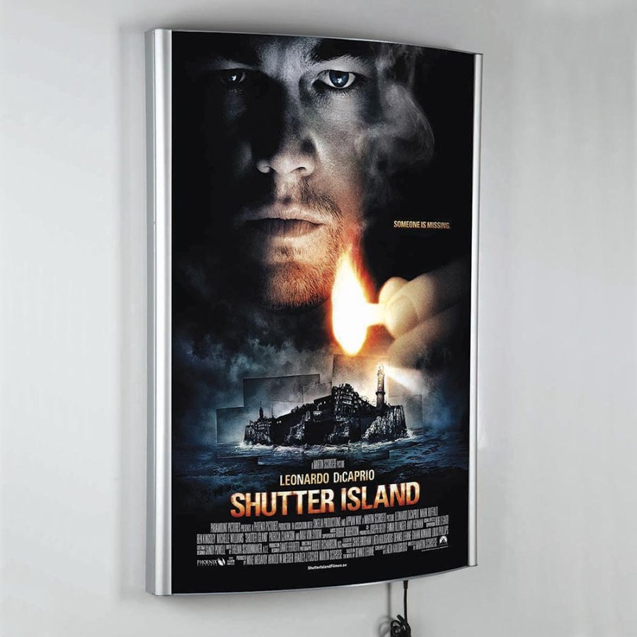 LED CONVEX LIGHTBOX 50x70cm alu