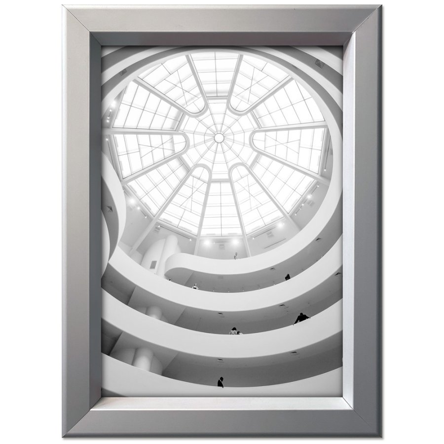 Security snap frame, 42 mm, A1, silver