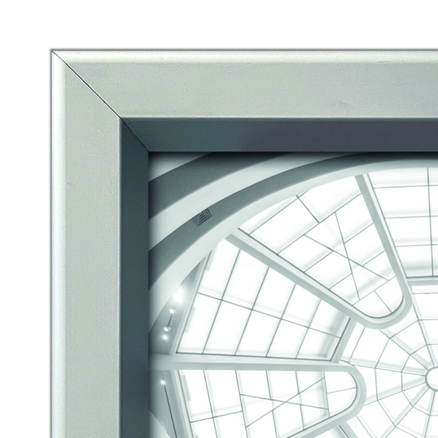 Security snap frame, 42 mm, A0, silver