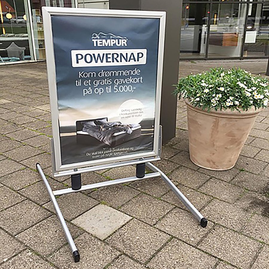 Wind-Line Basic Pavement Board, silver, 50 x 70 cm