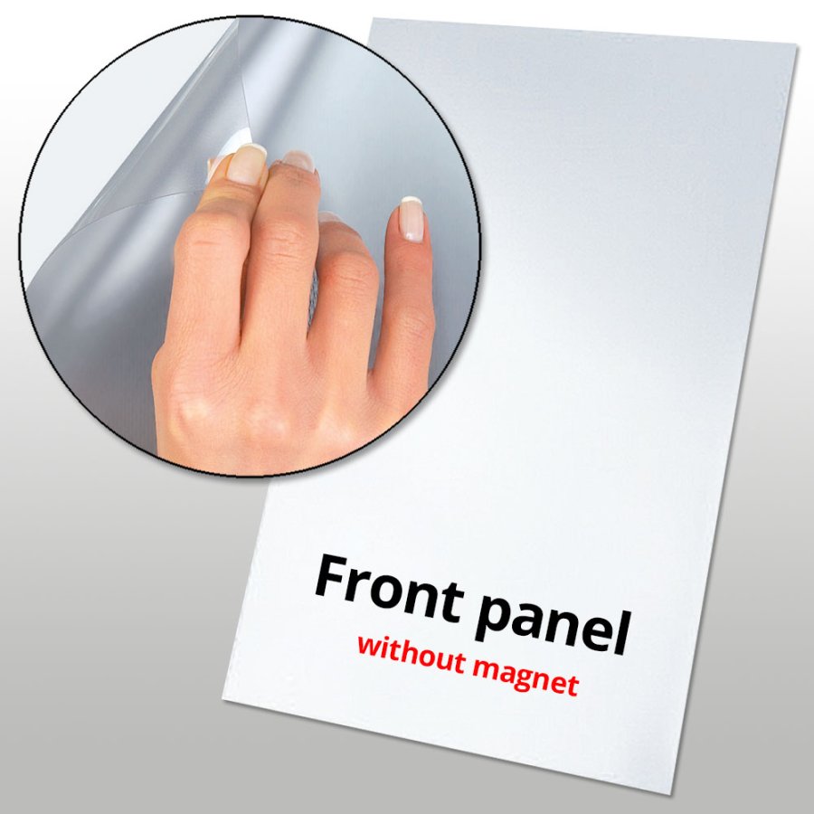 PET frontpanel (anti-reflex) without magnet A5