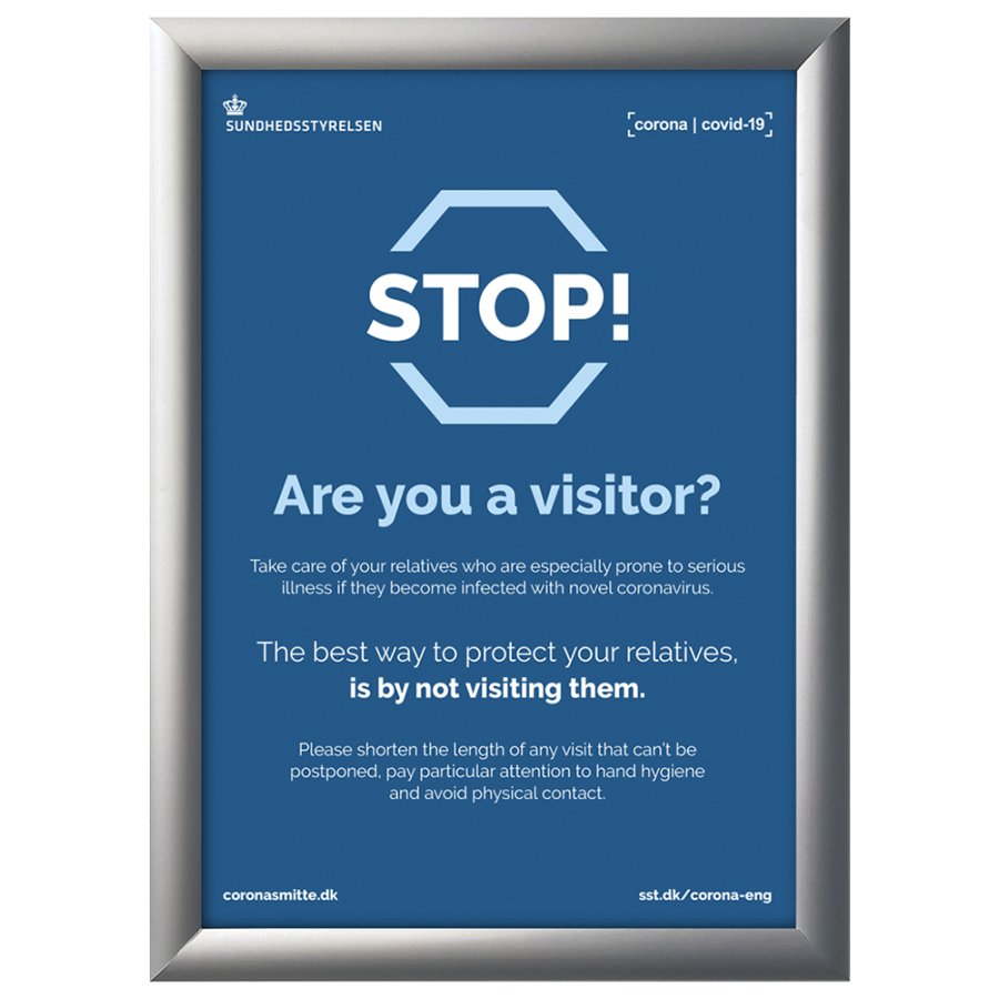 Alu snap frame 25 mm, A3, silver